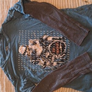 Trendy long sleeve shirt